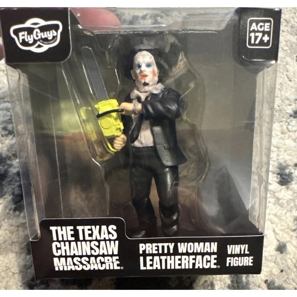 Fly Guys Texas Chainsaw Massacre Pretty Woman Leatherface Vinyl Figure 5" New